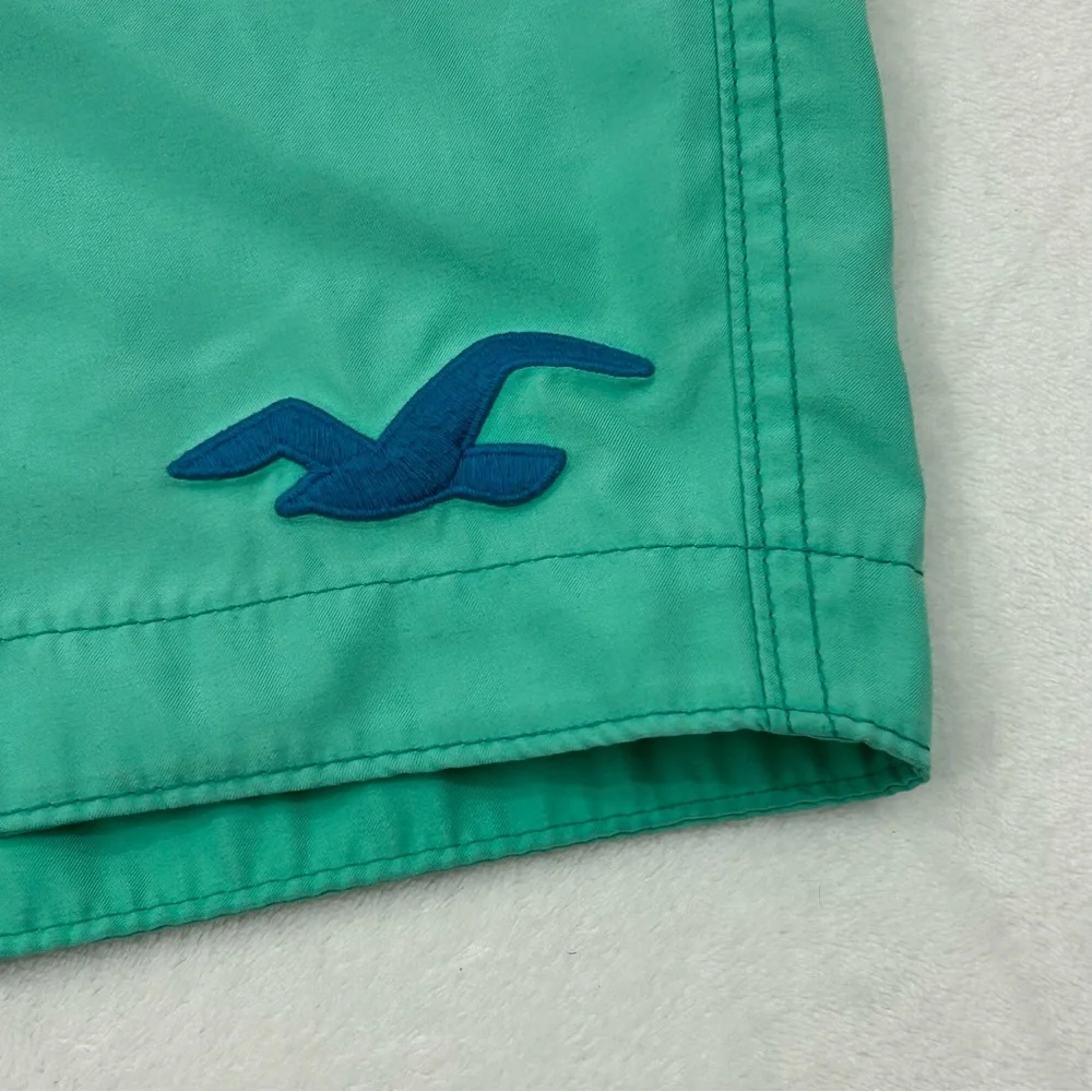 Hollister California Mint Green Surf Swim Trunks Board Shorts Men’s Size L 34-36